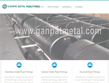 Tablet Screenshot of ganpatmetal.com